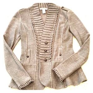 Pre-owned WHBM Military Style Cardigan